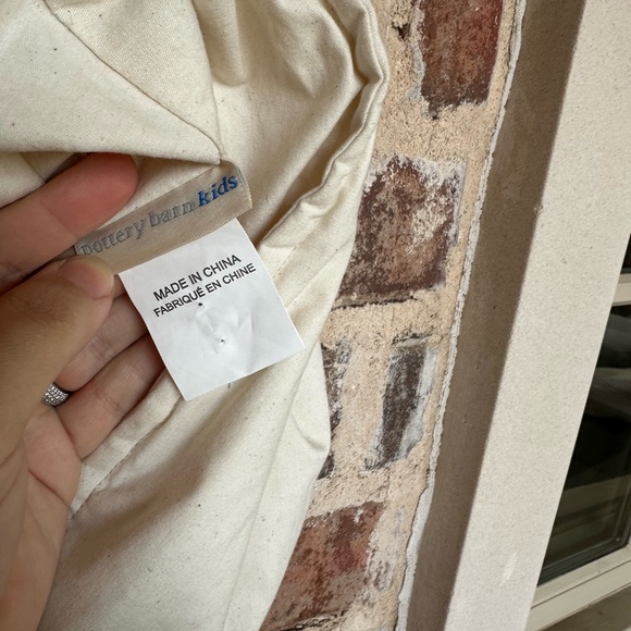 NWOT Pottery Barn Kids Canvas Bunny Easter Treat Bucket - Picture 3 of 3